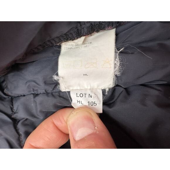 Columbia red puffer vest mens large insulated black shoulders retro 90s - Picture 5 of 10